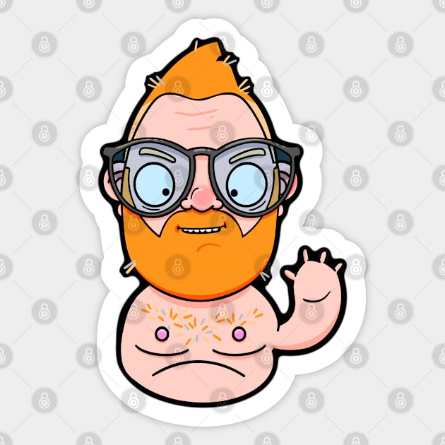 Hot Ginger Daddy Sticker by LoveBurty